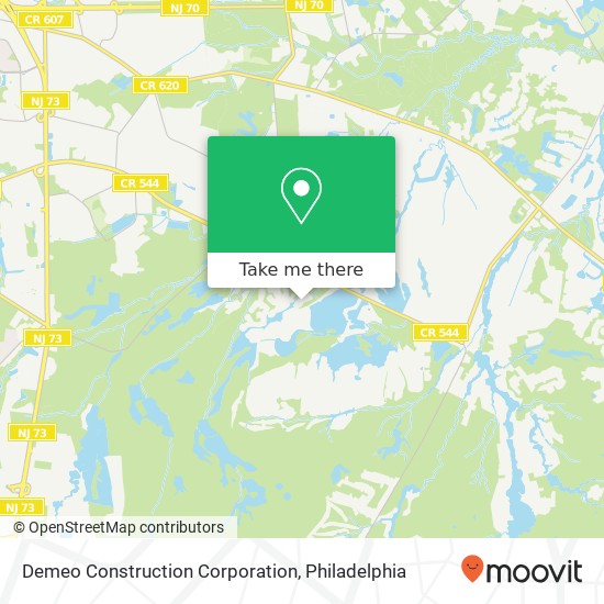 Mapa de Demeo Construction Corporation