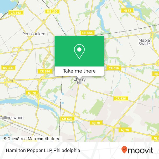 Hamilton Pepper LLP map