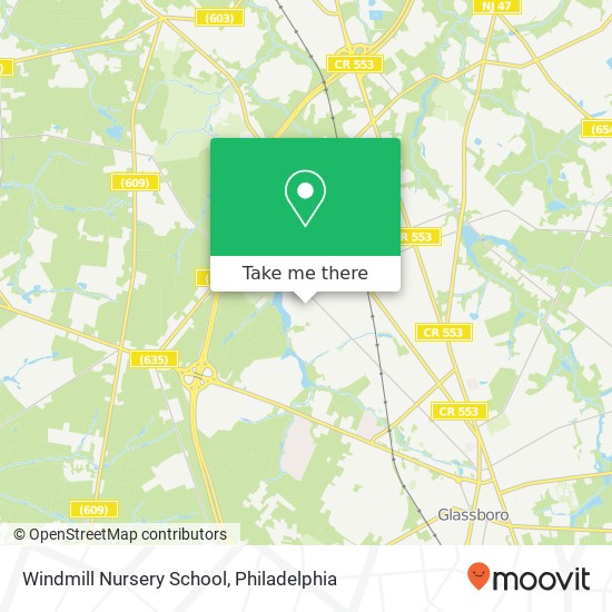 Mapa de Windmill Nursery School