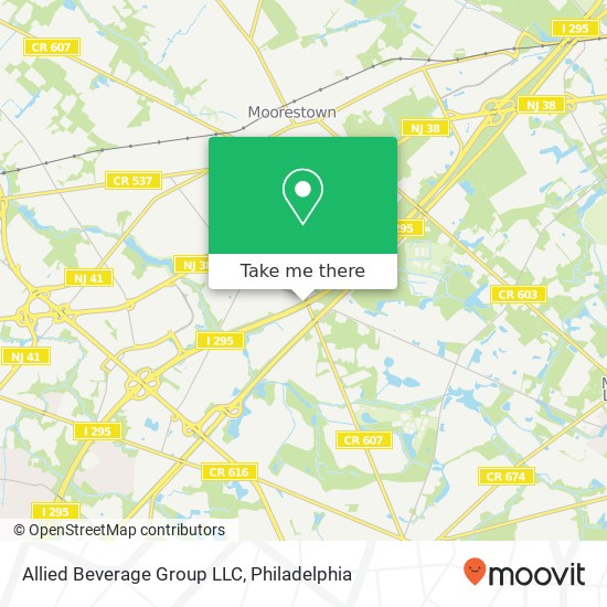 Allied Beverage Group LLC map