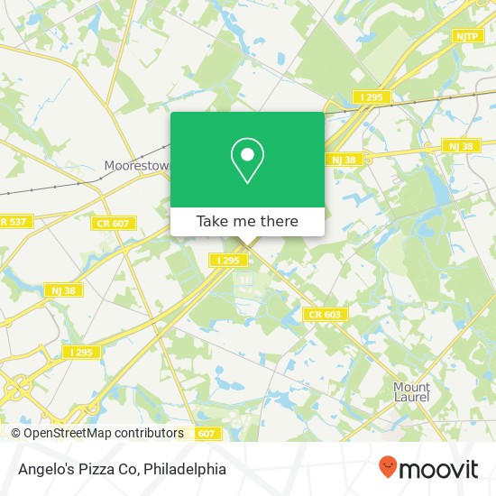 Mapa de Angelo's Pizza Co