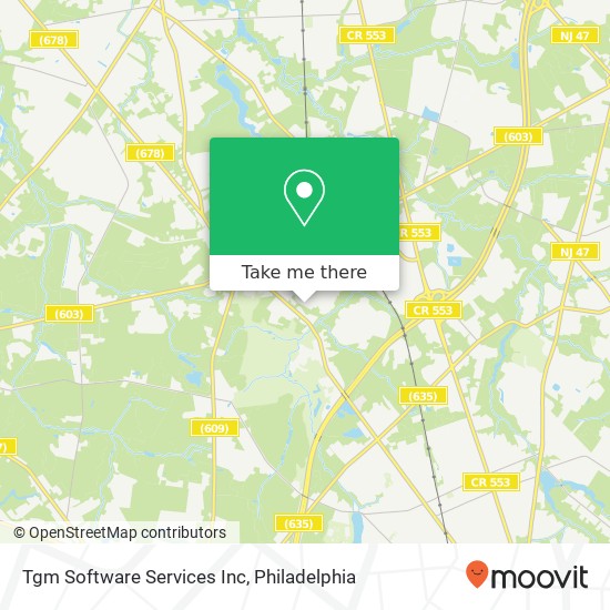 Mapa de Tgm Software Services Inc