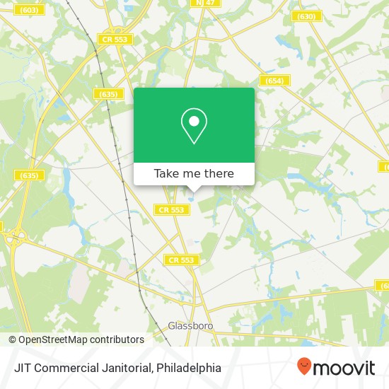 Mapa de JIT Commercial Janitorial