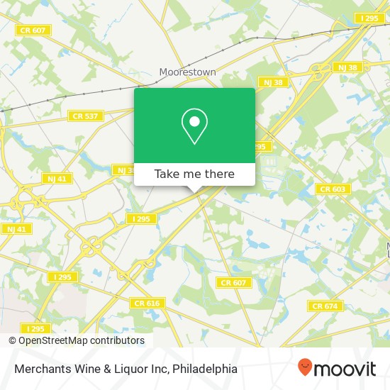 Mapa de Merchants Wine & Liquor Inc