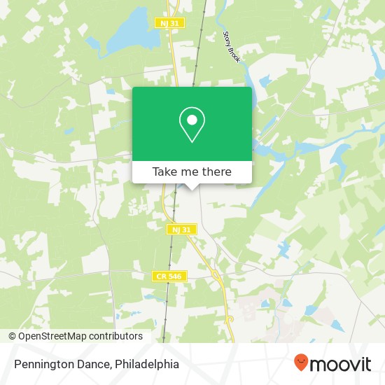 Mapa de Pennington Dance