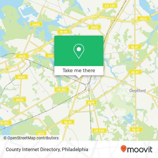 Mapa de County Internet Directory