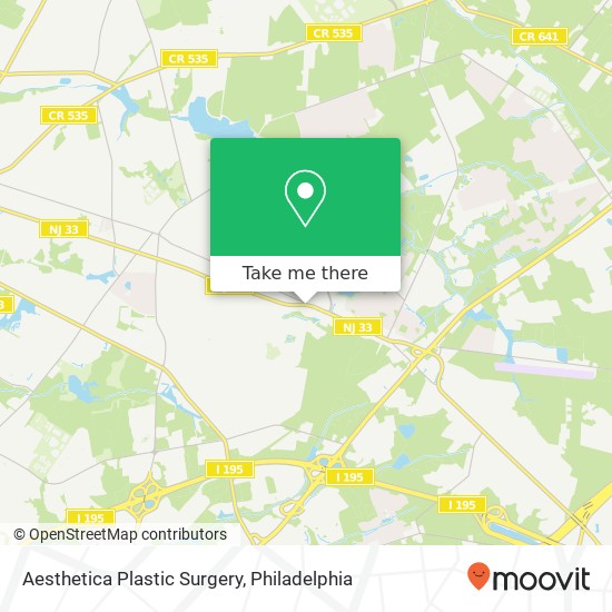 Mapa de Aesthetica Plastic Surgery