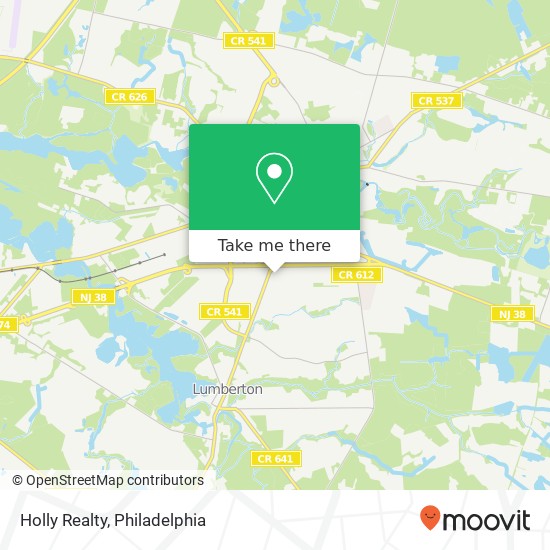 Holly Realty map