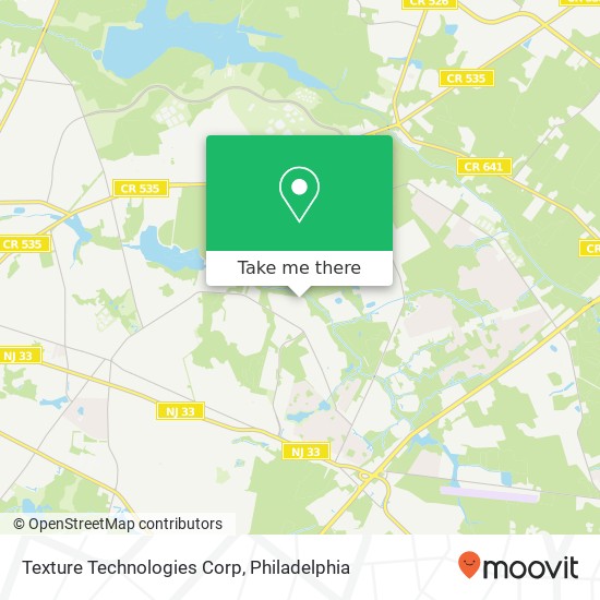 Texture Technologies Corp map