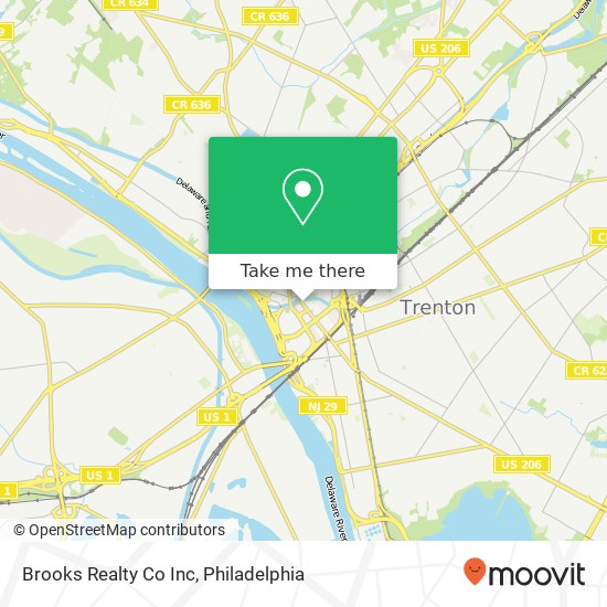 Brooks Realty Co Inc map