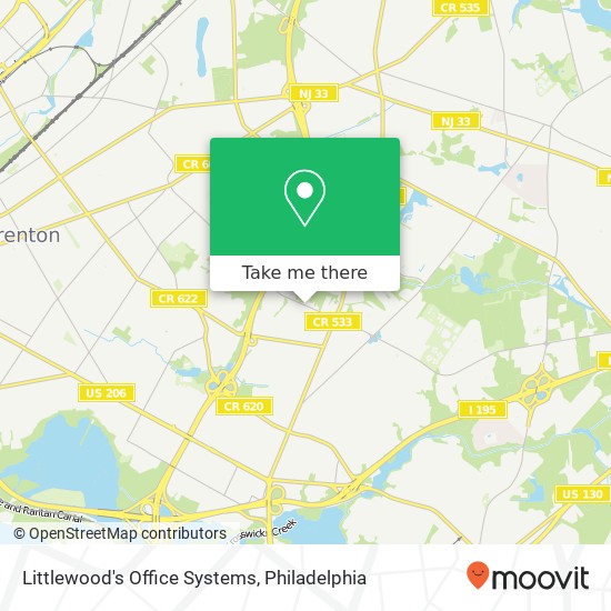 Littlewood's Office Systems map