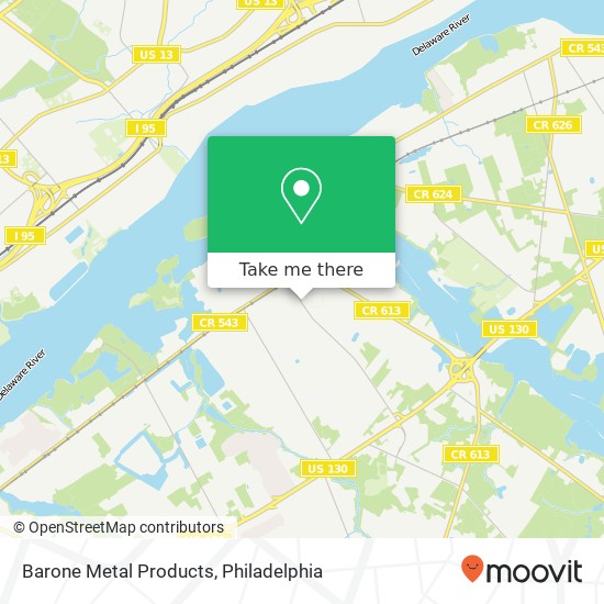 Barone Metal Products map
