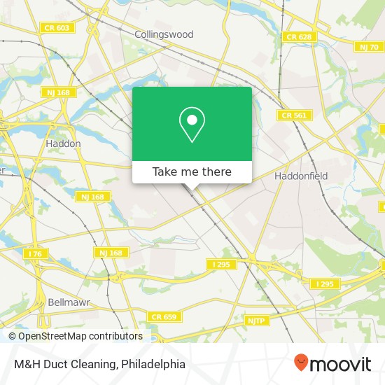 Mapa de M&H Duct Cleaning