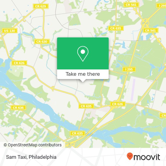 Mapa de Sam Taxi