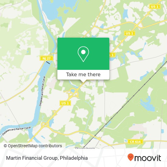 Martin Financial Group map