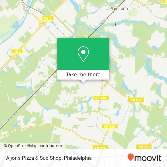 Aljon's Pizza & Sub Shop map