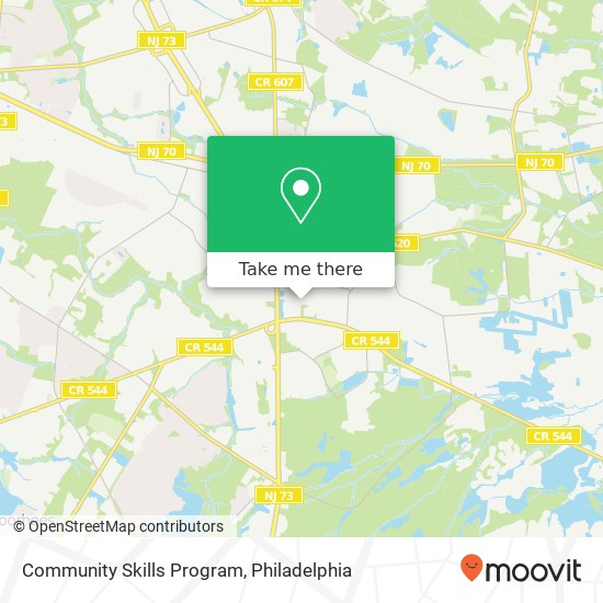 Community Skills Program map