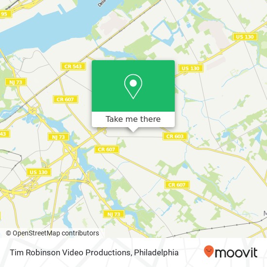 Tim Robinson Video Productions map