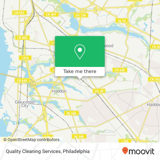 Quality Cleaning Services map