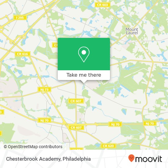 Chesterbrook Academy map