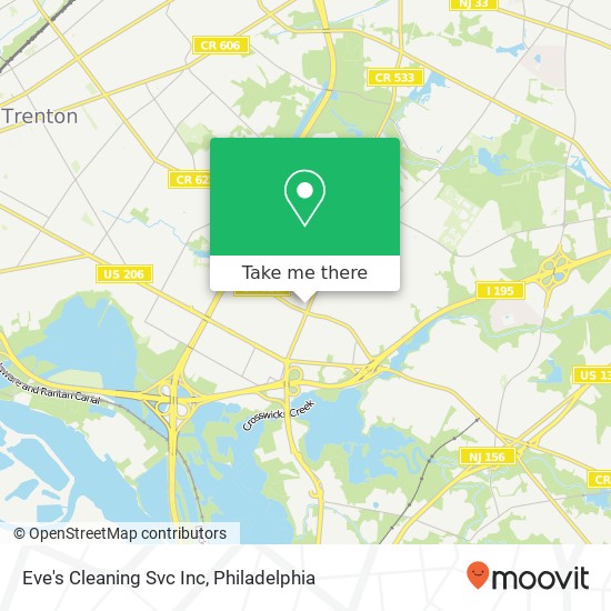 Eve's Cleaning Svc Inc map