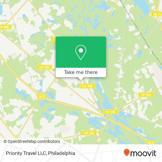 Priority Travel LLC map