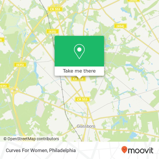 Curves For Women map