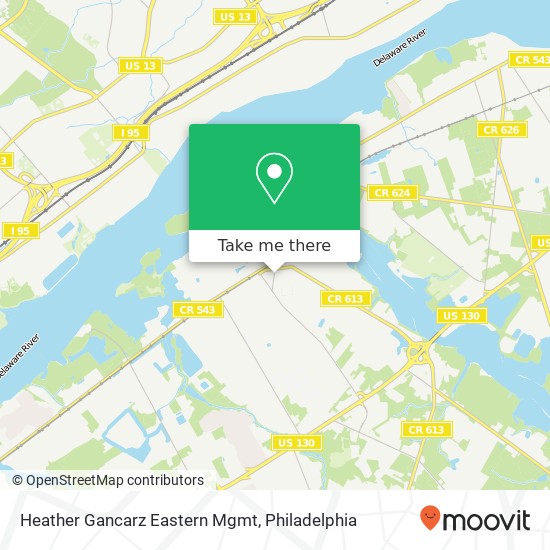 Mapa de Heather Gancarz Eastern Mgmt