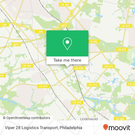 Viper 28 Logistics Transport map