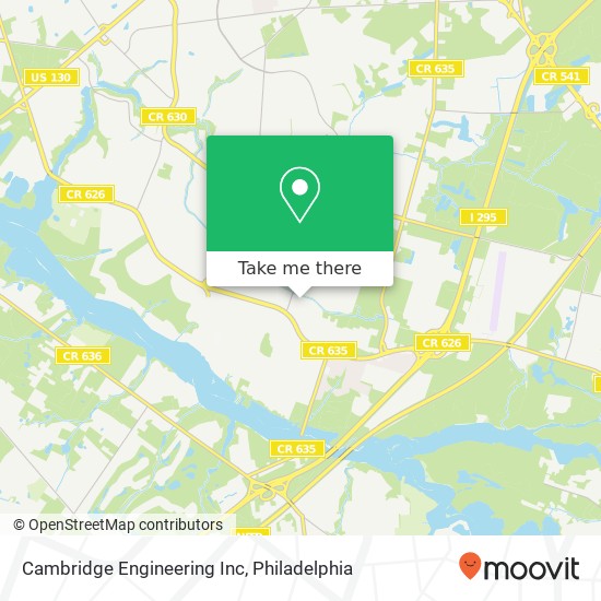 Mapa de Cambridge Engineering Inc