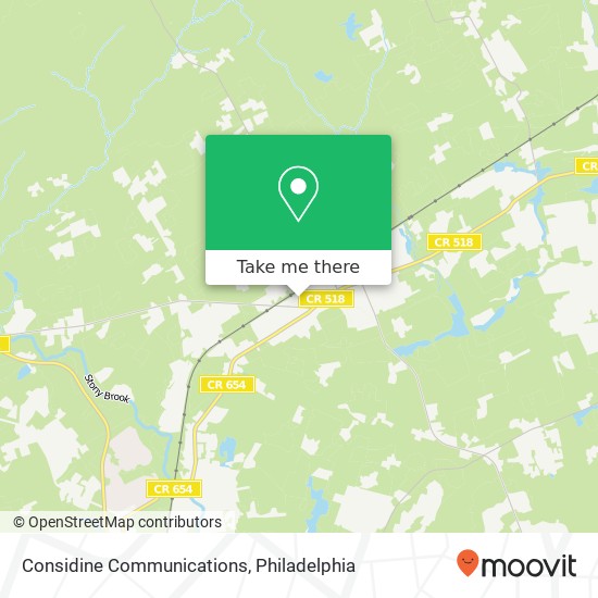 Considine Communications map