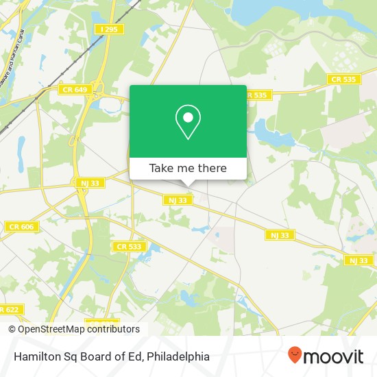 Hamilton Sq Board of Ed map