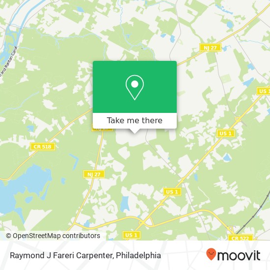 Raymond J Fareri Carpenter map