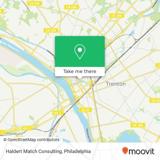 Haldert Match Consulting map