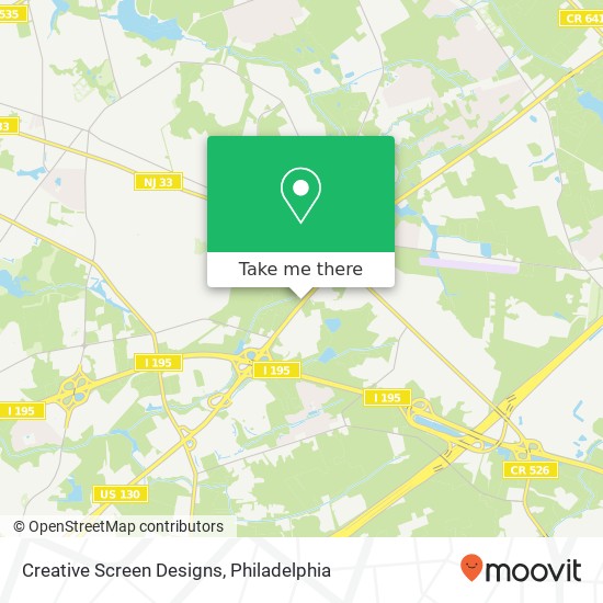 Creative Screen Designs map