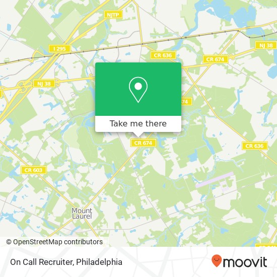 On Call Recruiter map