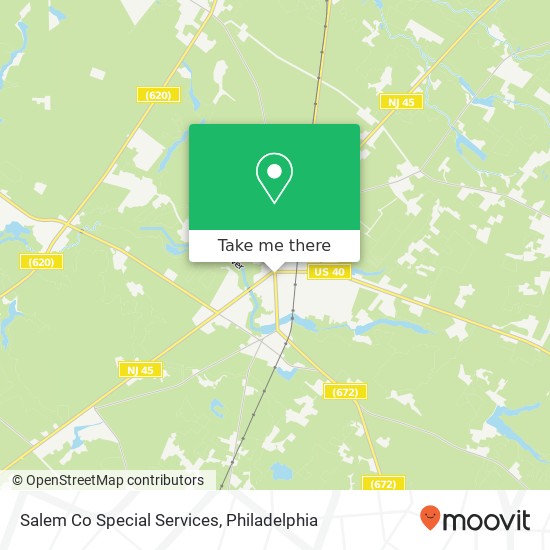 Mapa de Salem Co Special Services