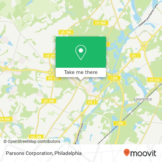 Parsons Corporation map