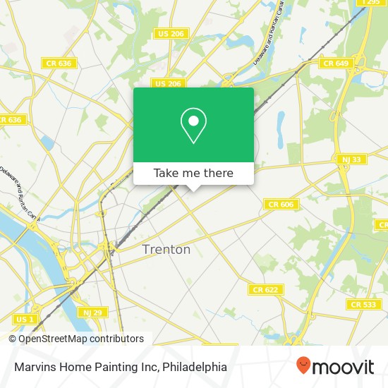 Marvins Home Painting Inc map