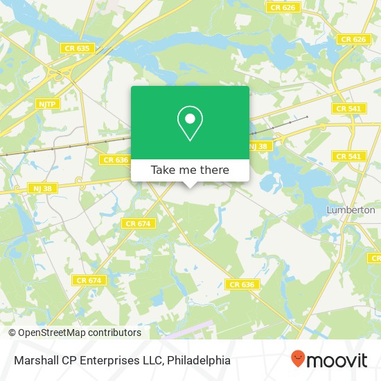 Marshall CP Enterprises LLC map