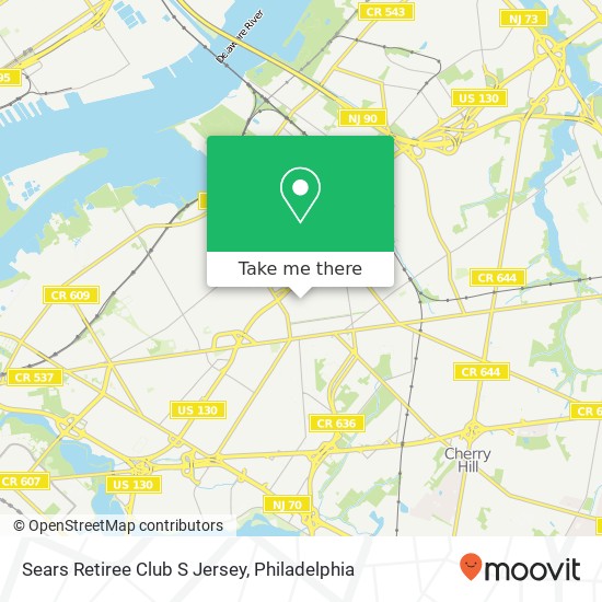 Sears Retiree Club S Jersey map