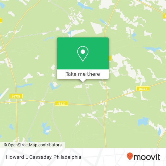 Mapa de Howard L Cassaday