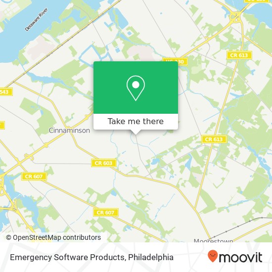 Emergency Software Products map