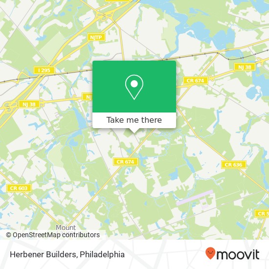 Herbener Builders map