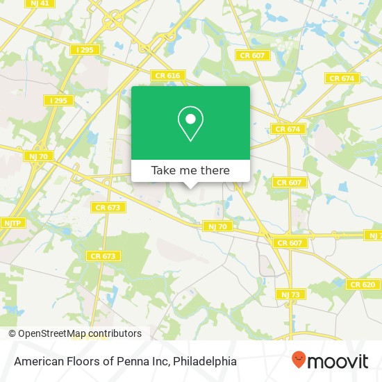 American Floors of Penna Inc map