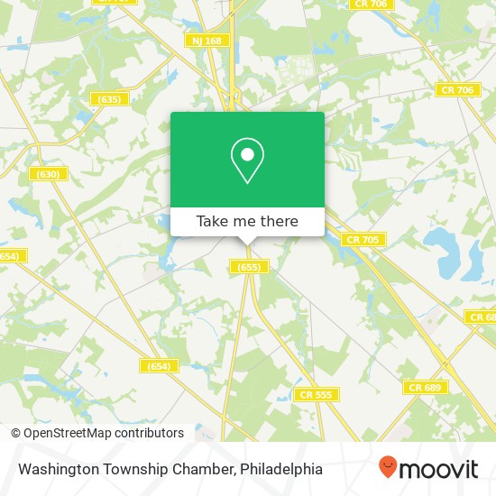 Mapa de Washington Township Chamber