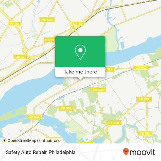 Safety Auto Repair map