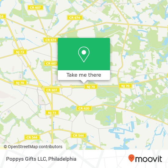 Poppys Gifts LLC map