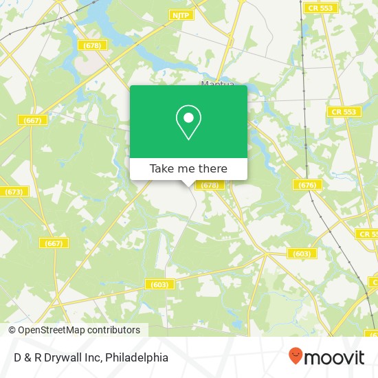 D & R Drywall Inc map