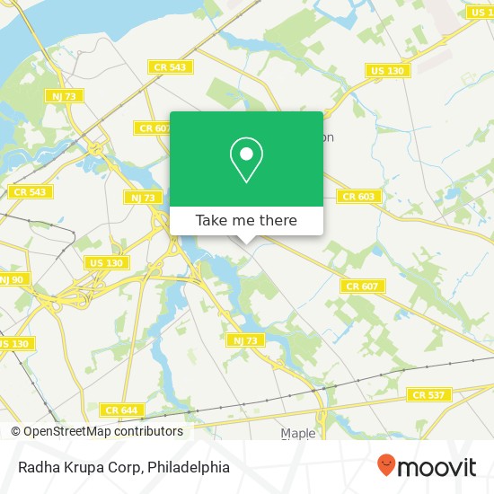 Radha Krupa Corp map